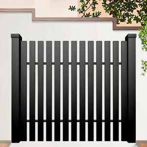 Clôture automatique rétractable en alliage d'aluminium, étanche, design moderne 3D, petite cour, villa, garde-corps, mur de cour, extérieur - Product Image 4