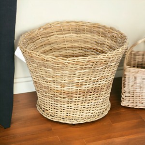 Seagrass <b>Basket</b> Pot Laundry Woven Wicker Storage <b>Basket</b> for Home Usage Hand Crafted <b>Round</b> Decorative Woven Jute Rope <b>Basket</b> - Product Image 5