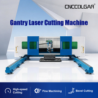 Machine de découpe laser CNCColgar certifiée CE avec tête de biseautage rotative A/B, format RBL4000x12000mm et puissance de 40kW