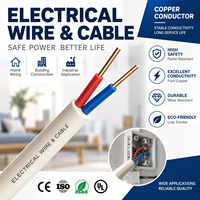 Câble d'alimentation en cuivre pur isolé PVC économique 450-750V BVR pour circuits de câblage interne de chantier et de bâtiment