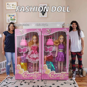 Gaun badan padat, boneka pendidikan untuk anak perempuan, hadiah ulang tahun Natal - Product Image 3