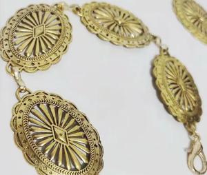 Kadınlar için özel ayarlanabilir Metal bel zincir kemer Cowgirl batı tarzı elbiseler ve kot için bel bağlantıları için zincir kemer s - Product Image 4