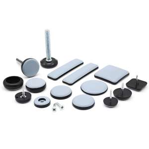 Meilleur protecteur de sol PTFE silencieux anti-dérapant mobile épaissi coussinets coulissants pour meubles Table chaise pour tapis Surface en bois dur - Product Image 3