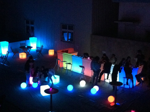 Dẫn chiếu sáng phát sáng cao Bar vòng nhựa Bar bảng cho bên ngoài trời - Product Image 2