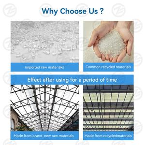 Panel de Techo de Fibra de Vidrio Corrugado ZHIBO, Panel de Techo de Luz Natural, Lámina de FRP de 1 mm, Paneles Laminados de Fibra de Vidrio Transparentes, Techo de FRP Transparente - Product Image 4