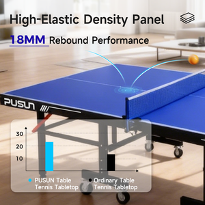 <span class=keywords><strong>Table</strong></span> <span class=keywords><strong>de</strong></span> ping-pong tout temps 18 mm, imperméable et pliable, haute durabilité pour les sports en intérieur et en extérieur, club, école - Product Image 3