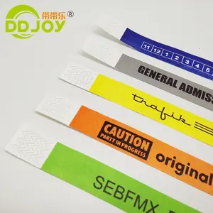 1 Time Use Disposable Tyvek Paper Wristbands For Events / Festival / Music Concert /Activity Bracelet