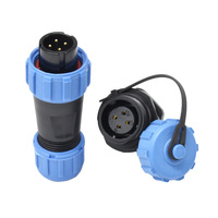 Soket konektor tahan air seri SP 2 3 4 5 6 7 9 Pin Power aviasi Industrial Male Female SP1310/P SP1311/P SP1312/S