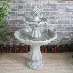 <span class=keywords><strong>Fontaine</strong></span> <span class=keywords><strong>solaire</strong></span> d'extérieur à 3 niveaux en résine pour décoration <span class=keywords><strong>de</strong></span> <span class=keywords><strong>jardin</strong></span> - Product Image 1