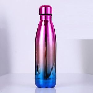 Bouteille d'eau isotherme en acier inoxydable 304, série colorée électroplaquée avec logo, pour le sport et le commerce international, vente en gros - Product Image 3