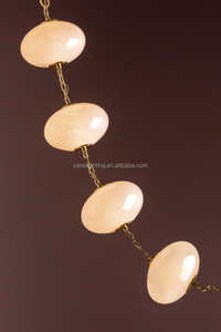 <span class=keywords><strong>Suspension</strong></span> linéaire en verre, luminaire suspendu, collier, foyer, <span class=keywords><strong>entrée</strong></span>, escalier moderne personnalisé, lustre, éclairage suspendu de luxe - Product Image 2