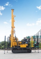 Foreuse géotechnique sur chenilles XY-3 avec tour hydraulique pour essais SPT et équipement de forage de sols, pompe à moteur