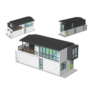 Kits préfabriqués en métal bon marché, garage, construction, voiture, <span class=keywords><strong>atelier</strong></span> bas, expédition et stockage, maison préfabriquée, 20 pieds, 40 pieds, petite maison - Product Image 3