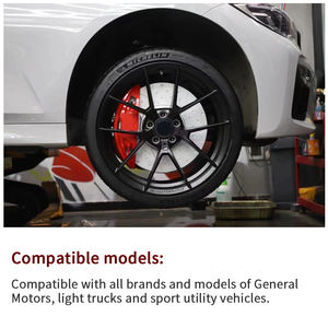 Kit d'étrier de frein avant 4 pistons mise à niveau du système de freinage automatique disque d'étrier de frein de voiture 395mm * 36mm roue de 19 pouces pour BMW G38 - Product Image 6