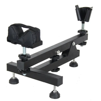 Vente en extérieur 6ft Metal Death Grip Réglable en fibre de carbone Ball Shooting Rest Tabouret de chasse Trépied pour pistolet