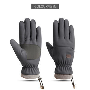 Vente flash - Gants de ski imperméables pour <span class=keywords><strong>homme</strong></span> en polyester avec écran tactile pour l'hiver, taille unique - Product Image 6