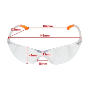 Gafas de seguridad antideslizantes de alta calidad, diseño moldeado de una pieza, resistentes al desgaste, para exportación - Product Image 4