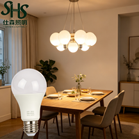 Ampoules LED en forme de A, 220V, 5W, 7W, 9W, 12W, 15W, 18W, 24W, E27, haute efficacité, pour usage résidentiel, personnalisables B22, OEM, ODM, directement de l'usine