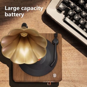 Loa siêu trầm bằng gỗ Bluetooth Loa Retro thiết kế cổ điển, hộp loa không dây, retro BT Loa - Product Image 5