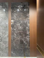 Carrelage en porcelaine poli effet marbre 1000x1000mm, carrelage émaillé Porcelanato pour sol, fourni par Foshan