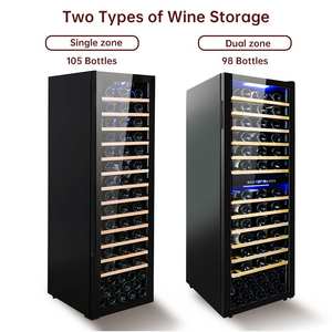 Réfrigérateur congélateur de style américain de Corée Réfrigérateur de <span class=keywords><strong>cave</strong></span> à <span class=keywords><strong>vin</strong></span> de 200 <span class=keywords><strong>bouteilles</strong></span> Petit réfrigérateur de bar Refroidisseur de bar à <span class=keywords><strong>vin</strong></span> instantané - Product Image 3