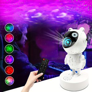 Trẻ Em Phi Hành Gia Galaxy Sao Chiếu Đầy Sao Ánh Sáng Ban Đêm Loa Phi Hành Gia Đèn Chiếu Với Điều Khiển Từ Xa Galaxy Chiếu - Product Image 1