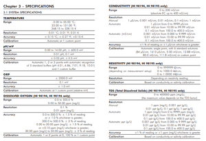HANNA Mètre Multiparamètres PH/ORP/EC/Pression/Température Étanche - HI98195/40 (131,2') Garantie 1 An - Product Image 3