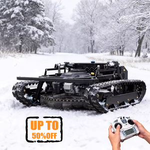 เครื่องตัดหญ้าแบบหุ่นยนต์บังคับวิทยุ ระบบขับเคลื่อนด้วยน้ำมันเบนซิน คุณภาพอุตสาหกรรม พร้อมระบบ Zero Turn จัดส่งฟรี - Product Image 2
