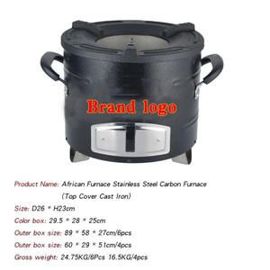Modern Premium Camping Outdoor Wood Stove <b>Stainless</b> <b>Steel</b> Multi-Functional Portable Household African Cook Stove - Product Image 6