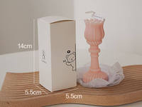 Duft kerzen Rosa Tulpen form Kerzen Hochzeits feier Home Decoration Geburtstag Blumen kerzen