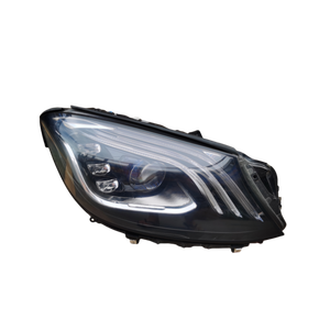 Lente de Faro Original para Mercedes-Benz Clase S W222 <span class=keywords><strong>2018</strong></span> 2019 2020, Faro Delantero S350 <span class=keywords><strong>Maybach</strong></span> S680 S63 65 V222 X222, Luz Geométrica - Product Image 3