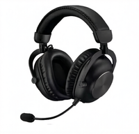Headphone Gaming Over-Ear Pro X2, Suara Surround 7.1, Audio DTS, Antarmuka 3.5mm+USB, Bantalan Telinga Kulit yang Dapat Diganti untuk E-Sports