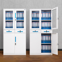 Armoire de rangement en acier métallique de haute qualité pour bureau moderne avec serrure