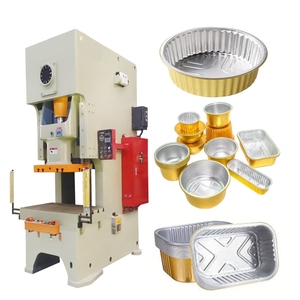 Automatic Manufacturing Takeaway Aluminum <b>Foil</b> Lunch Box Food Dish Tray Plate <b>Container</b> Making Machine for Packaging JH21-25T Al - Product Image 6