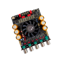 WUZERVON ZK-SUB1200Q Qualcomm QCC3034 + ES9023 Extension de caisson de basses BT Carte amplificateur numérique 600W * 2 APTX Décodage sans perte