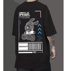 Camiseta de Verano para Hombre con Logotipo Personalizado, de Lujo, 100% Algodón, Talla Grande, Camisetas con Gráficos en 3D - Product Image 4