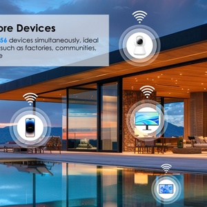 WAVLINK WN588HX3 AX3000 Répéteur WiFi 6 extérieur longue portée avec point d'accès double bande PoE étanche et 6 antennes - Product Image 6