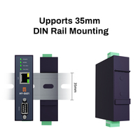 Convertisseur Ethernet à double port série entièrement isolé RS485 RS232 vers Ethernet, passerelle de périphérique série Modbus vers Ethernet, serveur HUAIOT E601