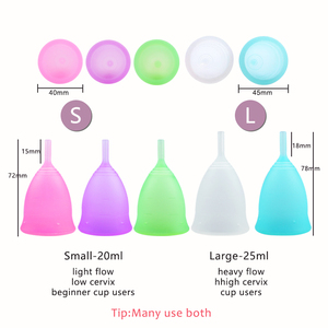 Eco Friend Copa de medición Copa Menstrual Colector menstrual de silicona de grado médico - Product Image 3
