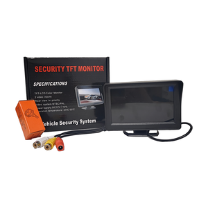 Pantalla LCD de 4.3 Pulgadas, Monitor Plegable para Auto / Cámara de Visión Trasera LED con Visión Nocturna / Pantalla LCD/TFT TV/DVD Combo <span class=keywords><strong>AV</strong></span> - Product Image 2