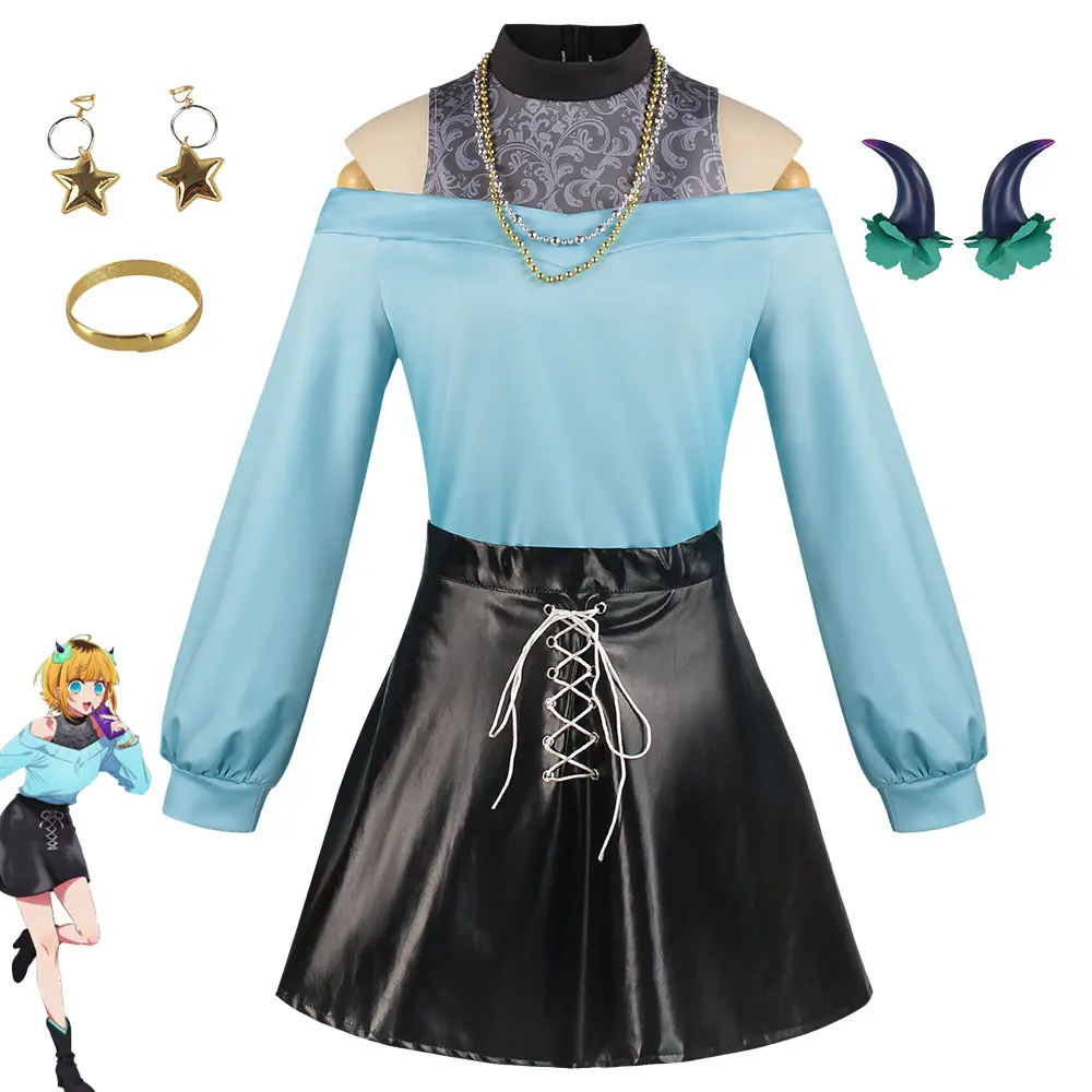 I migliori nuovi prodotti Mem Cho Cosplay Anime abbigliamento Oshi No Ko Mem Cho Outfit Halloween Anime Costume Cosplay