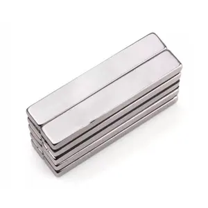 N52 Strong Magnetic Big Size Square Bar Rectangle Powerful Rare Earth Metal Neodymium Magnet Block For Battery Charge Generator