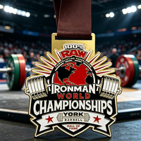 Medallas Personalizadas 3D de Metal con Diseño de Águila para Competiciones Deportivas, Souvenir de Lucha, Muay Thai, Boxeo, Levantamiento de Pesas y Powerlifting