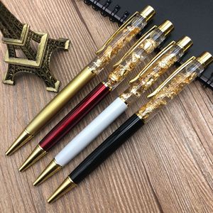 Hersteller-Sportkugelschreiber aus Metall mit 24K Silber-Goldfolie, 1,0 mm Schreibbreite, Logo-Stifte mit schwarzer Tinte für Werbezwecke - Product Image 1
