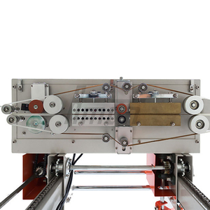 เครื่องซีลถุงพลาสติกแนวตั้ง พร้อมล้อเหล็กพิมพ์ลาย สำหรับบรรจุภัณฑ์อาหารและสารเคมี ใช้งานง่าย ซีลด้วยความร้อน - Product Image 5