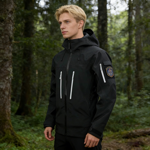 <span class=keywords><strong>Giacca</strong></span> Hardshell OEM Impermeabile e Traspirante con Riflettore RECCO e Badge Intercambiabile per Sci, Trekking ed Esterni Invernali - Product Image 2