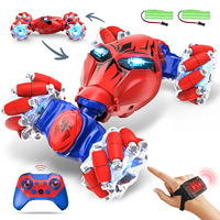 Voiture télécommandée Spider Stunt Twist pour enfants - Contrôlée par application, fonction Suivez-moi, tout-terrain, expert en conduite, prête à l'emploi, utilisation intérieure-extérieure