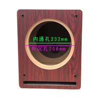 Caisson de Basses en Bois 10-12 Pouces OEM ODM Vide, Boîtier de Haut-Parleur Audio pour Voiture, Corps en Bois, Enceinte DIY, Coque d'Amplificateur