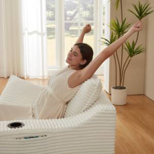 โซฟาแบบบีบอัดที่ทันสมัยพร้อมดีไซน์เบาะรองนั่งนุ่มสบายโซฟาห้องนั่งเล่นขนาดเล็กสำหรับอพาร์ทเมนท์ - Product Image 4