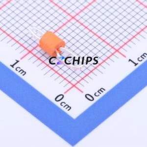 5013 Test Point / Test Loop Connector Pin Type (Through Board) Orange 3.2mm - Product Image 2